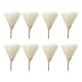 thumbnail image 1 of Inteprter 8 Uds. De seda ecológica, decoración de pastos de Pampas artificiales, durabilidad sostenible y elegante de larga duración Decoración del hogar Amarillo degradado >45cm, 1 of 6