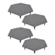 thumbnail image 3 of Escalones Para Exteriores, 4pcs Hexágono Para El Hogar, Jardín, Adoquines Para Caminos, Escalones Decorativos Con 24 Estacas Para El Suelo, Para Pasarela De Jardín, Patio De, 3 of 7