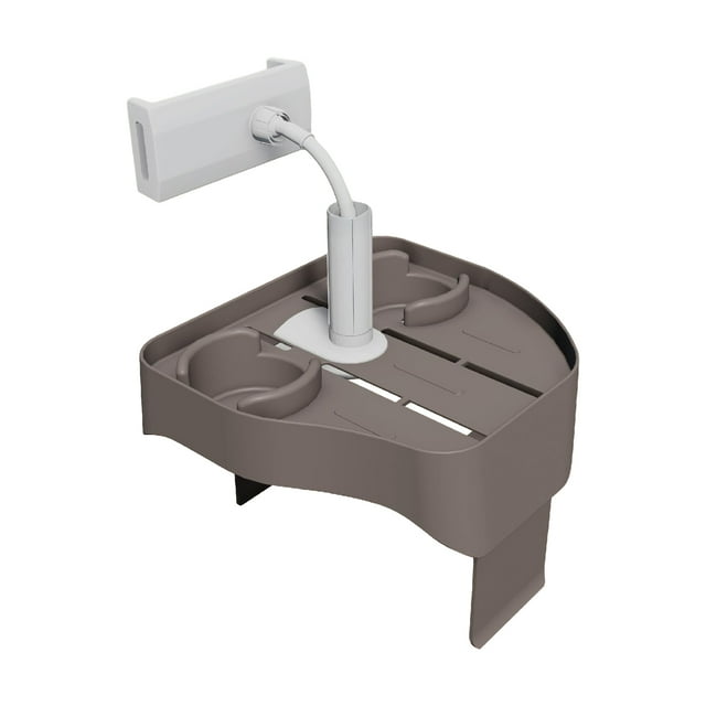 Visland 3-In-1 Phone Holder with Cup Holder Adjustable Outdoor Spas Hot Tub Inflatable Pools Phone Stand Drink Beverage Holder Snake Tray Table Pool Accessory