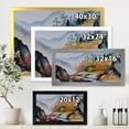 thumbnail image 4 of Designart 'VIbrant Mountain Landscape With Little House' Traditional Framed Art Print, 4 of 4