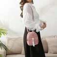 thumbnail image 3 of Stylago Mini Backpack Purses for Women Leather Zipper Shoulder Bags Ladies Travel Shopping Pockets College Students Daypack Pink, 3 of 7