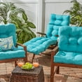 thumbnail image 3 of Greendale Home Fashions Teal 72 x 22 in. Outdoor Chaise Lounge Chair Cushion, 3 of 8
