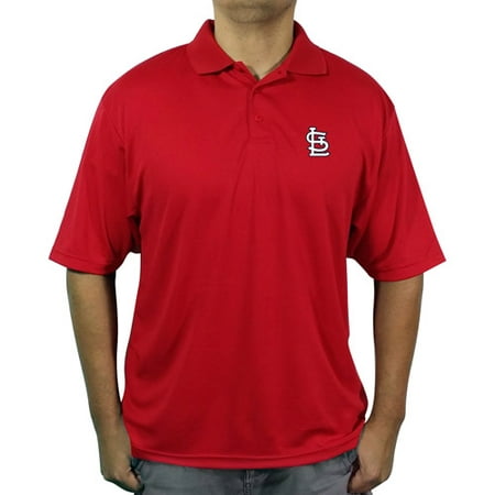 MLB St Louis Cardinals Men&#39;s poly polo shirt - www.bagsaleusa.com
