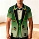 thumbnail image 1 of Ceisia St. Patrick's Day Men's Unisex Hawaiian Shirt | Summer Beach Casual Short Sleeve Button Down Gift Printed Top, 1 of 9