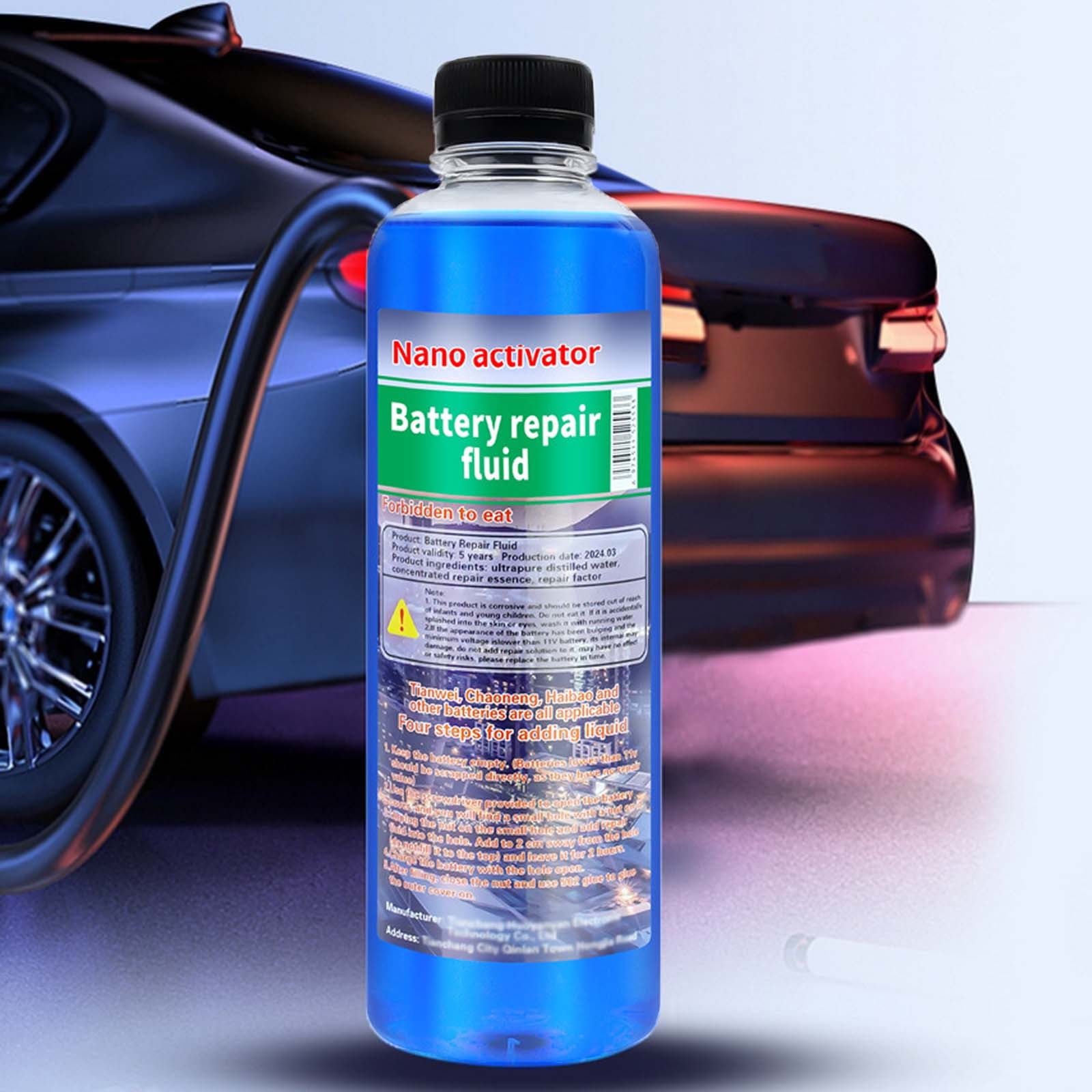 Battery Restorer Lead Acid Battery Kit ,Prolong Life & Boost Charge Capacity, Battery Acid Refill and Additive for Golf Cart, RVs, Bikes, ATVs, Car Battery
