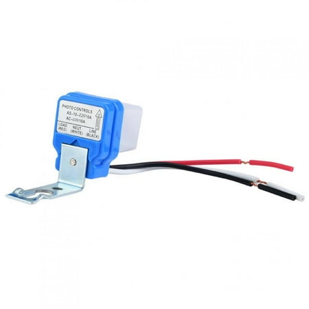 

Zerodis Auto Light Control Switch Street Light Switch Men For Washing Home Outdoor Lamp Switch