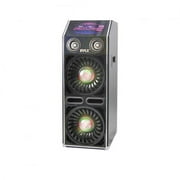 Disco Jam 2 Passive Speaker System, Flashing DJ Lights, Dual 10-Inch Woofers, Dual 3-Inch Tweeters, 1500 Watt (Works with Active Speaker Model: PSUFM1072BT)