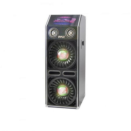 Disco Jam 2 Passive Speaker System, Flashing DJ Lights, Dual 10-Inch Woofers, Dual 3-Inch Tweeters, 1500 Watt (Works with Active Speaker Model: PSUFM1072BT)