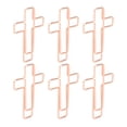 thumbnail image 1 of Cross Pinzas de Papel Cruzado, Clips de Papel de Metal Resistentes a la corrosión Multifuncional 100 piezas de 100 piezas para clasificar y organizar archivos, 1 of 7