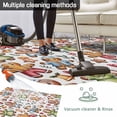 thumbnail image 5 of Gingerbread Man Outdoor Rug for Patio/Deck/Porch, Non-Slip Large Area Rug 5 x 7 Ft, Boys Girls Candy Fruits Star Indoor Outdoor Rugs Washable Area Rugs, Reversible Camping Rug Carpet Runner, 5 of 8