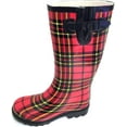 thumbnail image 2 of Women's Rain Boots Waterpoof Rubber Mid Calf Colors Wellie Snow Rainboot, 2 of 4