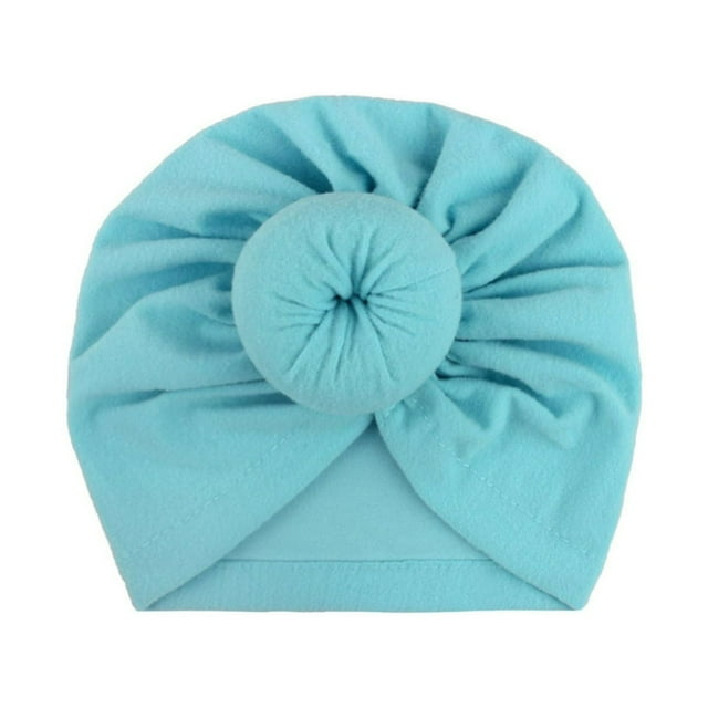 Bébé Enfant en Bas Âge Automne Hiver Chaud Noeud Bonnet Tête Wrap Photo Prop