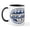 White/Black Inside, variant on CafePress - Chicago Oval Mug - 11 oz Ceramic Mug - Novelty Coffee Tea Cup