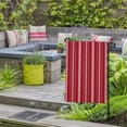 thumbnail image 4 of Red Stripes Garden Flag 28x40 Inch Classic Minimalist Stripe Modern Geometric Double Sided Small Decorative Garden Flags for Outside, Outdoor Yard Porch Lawn Decoration, 4 of 9