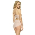 thumbnail image 2 of Felina | Finesse Lace Cami Bralette & Mock-Wrap Brief | 2-Piece Set (Warm Nude, L/XL), 2 of 3