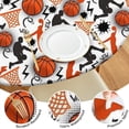thumbnail image 4 of Orange Basketball Players Pattern Round Fitted Tablecloth with Elastic Edge,Dining Table Cover Waterproof,Outdoor Round Tablecloth for Camping,Dining,Indoor and Outdoor, 4 of 7