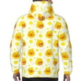 thumbnail image 7 of Fotbe Men's Hoodie with Ducky Cartoon Pattern - Kangaroo Pocket Pullover Hooded Sweatshirt, Perfect for Daily Wear, Travel, and Home-Large, 7 of 7