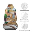 thumbnail image 4 of Honeii Mallard Ducks Print Car Seat Cover,Car Interior Covers,Universal Fit Seat Protector, Compatible with Most Cars, SUVs, Trucks, and Vans, 4 of 5