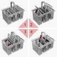 thumbnail image 4 of Dishwasher Cutlery Basket with Removable Handle, Utensil Holder Organizer for Kitchen, 4 of 5