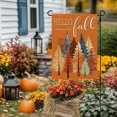 thumbnail image 6 of Fall Trees Garden Flag 12x18 Inch Double Sided Small Burlap Autumn Seasonal Holiday Decoration for Outside Yard (Orange) CF1857-12, 6 of 6