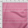 thumbnail image 2 of oneOone Cotton Jersey Pink Fabric Geometric Tribal Quilting Supplies Print Sewing Fabric By The Yard 58 Inch Wide, 2 of 4