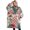 Pioneer Flower Floral-3, variant on Oversized Wearable Blanket Hoodie,Pioneer Flower Floral Print Pattern Sherpa Blanket Hoodie with Super Pockets,Super Warm Fuzzy Pullover for Women & Men