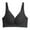 Black, variant on Womens Seamless Bra New Non Small Chest Gathered Adjustable No Underwire Breathable Medium Thick Bra Lift Everyday Bras