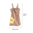 thumbnail image 2 of Short Coral Fleece Tube Top Albornoz Sling Variedad Usable Baño Falda Star Pocket Toalla de baño Wmkox8yii qwyer287, 2 of 4