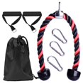 thumbnail image 2 of Cuerda Para Tirar Hacia Abajo De Tríceps, Manijas De Cable De Cuerda Para Tríceps De Alta Resistencia Con Mosquetones De Acero Grandes Para El Sistema Desplegable De Gimnasio En Casa Sweethay OD009092-00, 2 of 7