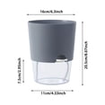 thumbnail image 2 of Self Watering Pots for Indoor Plants, 6 Inch Self Watering Planter for Orchid African Violet, Small Clear Flower Pots with Drainage Holes for Home Office, 2 of 7