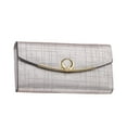 thumbnail image 4 of Minnieouse Cartera de cuero para mujer, reemplazo elegante, Color sólido, Rectangular, bolsillo con cremallera, carpeta de fotos, monedero para Type2 NO2, 4 of 6