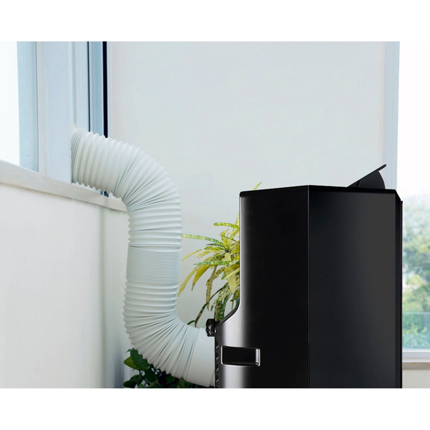 Honeywell MN10CESBB 10,000 BTU 115V Portable Air Conditioner for Rooms Up To 450 Sq. Ft. with Dehumidifier & Fan, Black