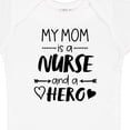 thumbnail image 4 of Inktastic My Mom is a Nurse and a Hero Boys or Girls Baby Bodysuit, 4 of 5