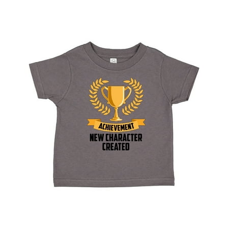 

Inktastic achievement unlocked new character created Gift Toddler Boy or Toddler Girl T-Shirt