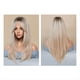 thumbnail image 4 of Peluca de SimulacióN Europea y de 64 Cm, Cabello Femenino, Conjunto de Cabeza con Raya Central, Conjunto de Cabello para Mujer, Peluca de Cabeza,B, 4 of 10