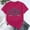 Hot Pink, variant on Tittly T Shirts for Women Spring Tops for Women Women's In My Boy Mom Printed T Shirt Cotton Round Neck Casual Short Sleeves Graphic Tees Tshirts Shirts Dark Gray XXL