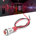 thumbnail image 1 of Hilitand Warning Light 8mm LED Waterproof Indicator Signal Lamp Indicator Flashing Light With Wire Cable Camping Emergency Light, 1 of 8