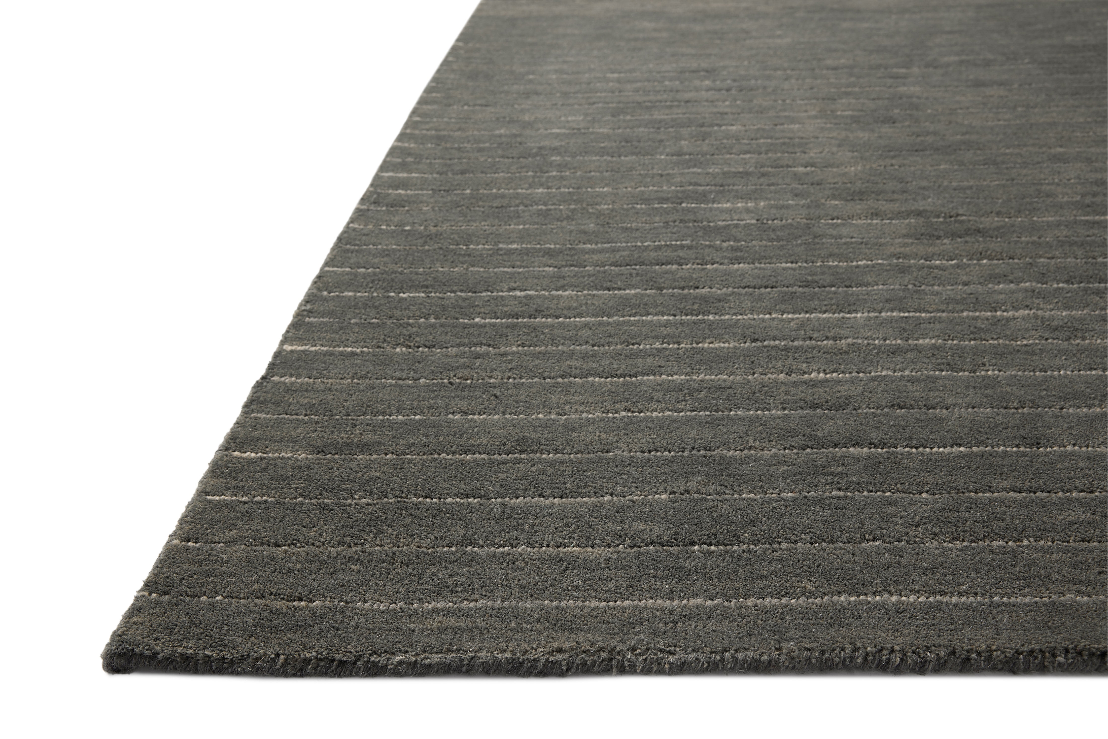 Chris Loves Julia x Loloi Henry Charcoal / Ivory 3'-6" x 5'-6" Accent Rug