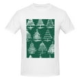 thumbnail image 4 of Bingfone Christmas Trees Men'S Loose Fit Short-Sleeve Pocket T-Shirt, 4 of 7