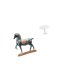 thumbnail image 5 of Figura De Escultura De Caballo De Pie Para Escritorio, Sala De Estar, Estantería, Decoración Con Casa De Muñecas En Miniatura, Mesa Redonda, Mesa Auxiliar Para Simulación De Vida, Casa De, 5 of 7