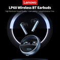 thumbnail image 2 of Auricular Lenovo LP60 Auriculares inalámbricos BT Auriculares deportivos internos Diseño giratorio Calidad de sonido HiFi Baja latencia Amplia compatibilidad Blanco Lenovo Auricular, 2 of 7