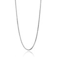 thumbnail image 3 of Collar de cadena de serpiente de plata de ley 925 Yashi simple 1 mm para regalo unisex, 3 of 5