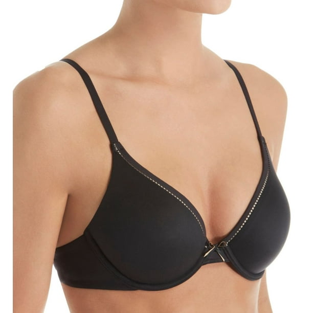 Women's Self Expressions SE6770 Comfort Devotion Memory Foam Extra Coverage Bra (Black w/Latte