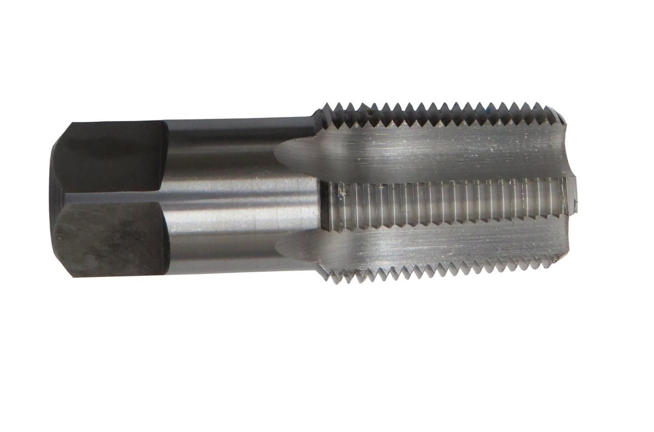 1" Carbon Steel NPT Tap and 1-5/32" High Speed Steel Drill Bit