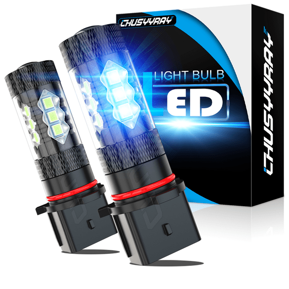 P13W PSX26W 8000K Blue 100W LED Fog Light Bulbs Plug&Play 12278 Fog Lights Pack of 2