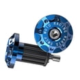 thumbnail image 4 of 2 tapones para manillar de motocicleta, accesorio de aleación de aluminio CNC de 7/8 pulgadas Azul, 4 of 6