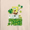 thumbnail image 3 of SpongeBob SquarePants - Luck Of The Square Pants - Women's Lightweight French Terry Long Sleeve Shirt, 3 of 6