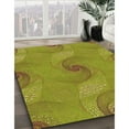 thumbnail image 2 of Ahgly Company Indoor Rectangle Patterned Dark Yellow Green Area Rugs, 6' x 9', 2 of 6
