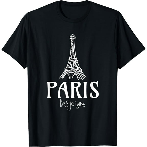 This is My Wonderful Paris France Blossom Fashion Graphic T-Shirt men and women can wear, black, white, gifts
