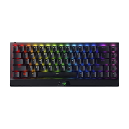 Razer BlackWidow V4 Mini HyperSpeed Wireless Hot Swappable 65% Gaming Keyboard: HyperSpeed Wireless & Bluetooth 5.0 - Orange Switches Tactile & Quiet - Phantom Pudding Keycap - 200 Hr Battery